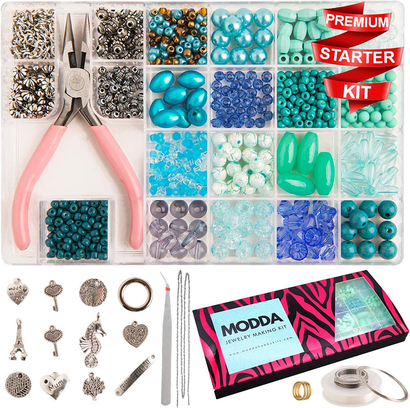 Jewelry Making Kit - Beading Starter Kits for Adults, Teens, Girls. In